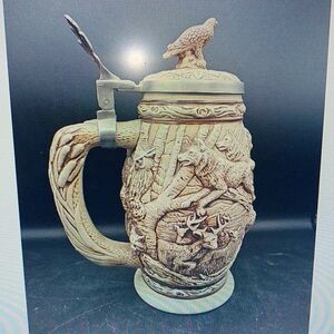 Vintage Avon 1995 TRIBUTE TO GREAT AMERICAN WILDLIFE” Beer Stein